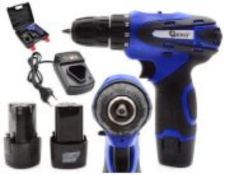 GEKO Accuboormachine 18V - 2 Li-Ion Accu's - LED Werklicht - Variabele Snelheid
