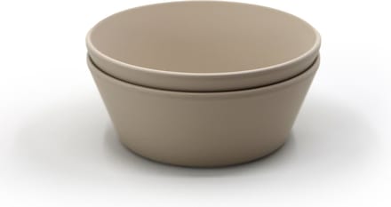 Siliconen kommen - Mushie - Vanille - Set 2