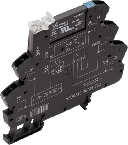 Weidmüller Halfgeleiderrelais 1127050000 0.1 A Schakelspanning (max.): 48 V/DC 10 stuk(s)