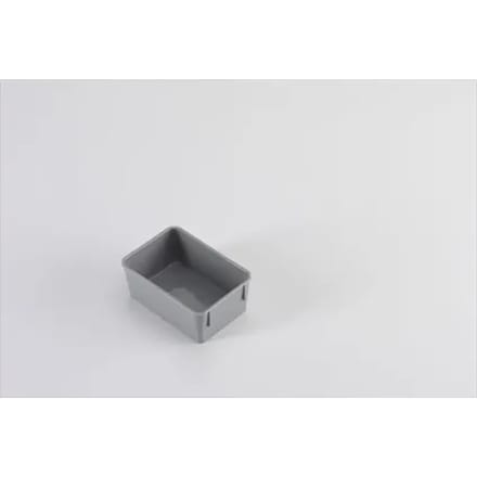 Engels Grijze Inzetbak – 130x86x50 Mm, Pp Kunststof