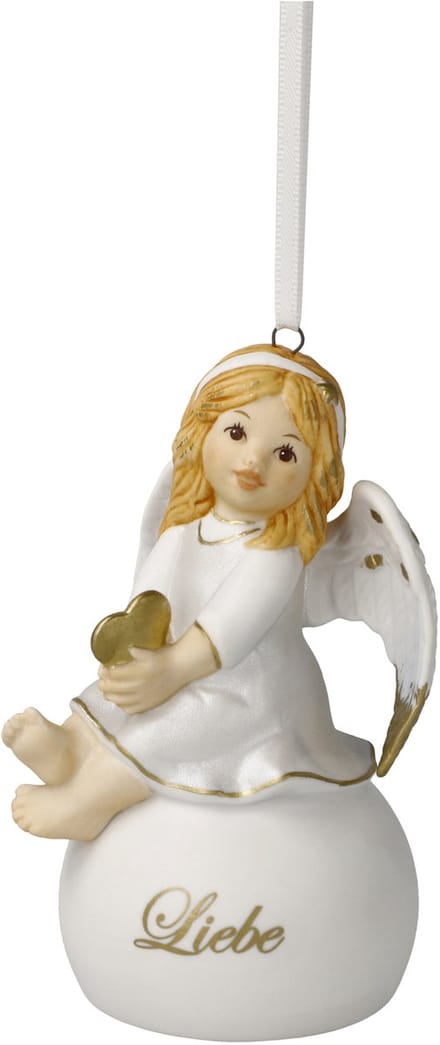Goebel - Kerst | Kersthanger Engel Bel Liefde | Porselein - 9cm - 2025