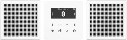 Smart Radio DAB+ met Bluetooth - Stereo Set met 2 Speakers in Alpinewit