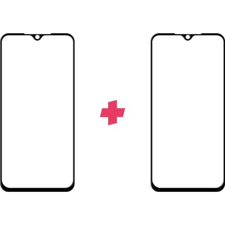 DuoPack: Xiaomi Mi 9 SE screenprotector gehard glas Edge to Edge