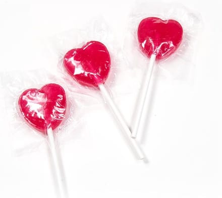 hartjes lollies 100 stuks