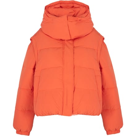 Patrizia Pepe jas Puchowa 2w1 Vrouw oranje