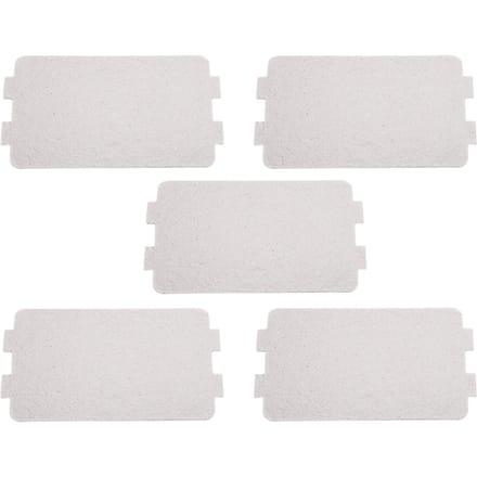 Plaque de Mica pour four à micro-ondes, accessoire de réparation de remplacement, 5 pièces white
