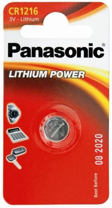 Panasonic CR1216L/1BP - Batterij x CR1216 Li
