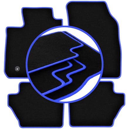 CARLUX-BLUE automatten voor: Ford EcoSport MK2 crossover (2012-2017)
