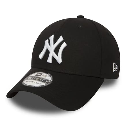 New Era MLB New York Yankees Cap - 39THIRTY - L/XL - Black/White