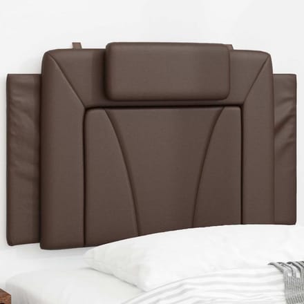 vidaXL - Hoofdbordkussen - "Viana" - 80 - cm - kunstleer - bruin