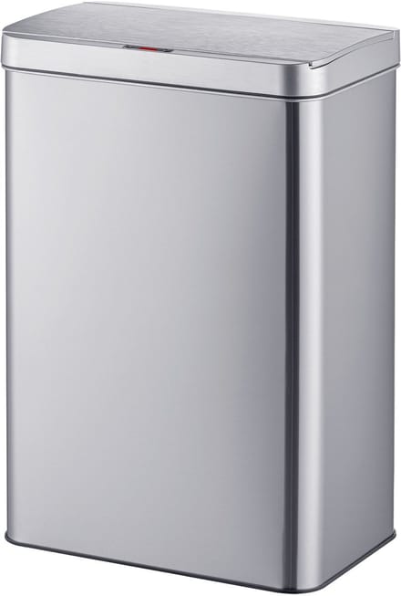 Vuilnisbak - met sensor - 60 l - zilver