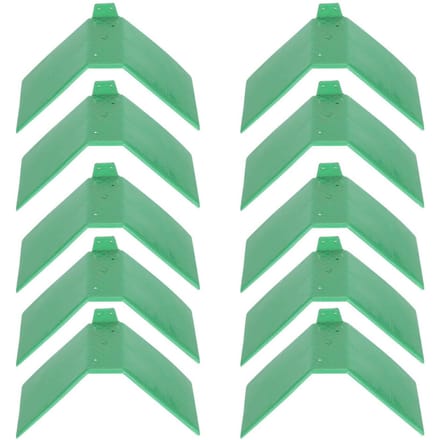 10 STUKS Plastic Klein Groen Anti-slip Ontwerp Duif Rust Standaard Duiven Stokstokken Zitstok Frame Vogel Benodigdheden