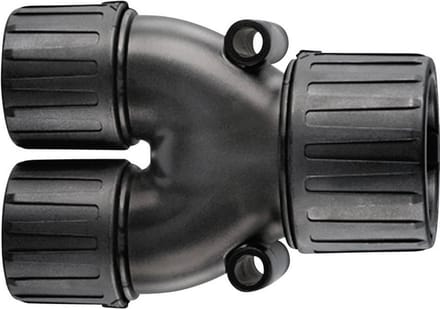 HellermannTyton 166-25803 HG28-Y21 Y-verdeler Zwart 28 mm, 21 mm, 21 mm 1 stuk(s)