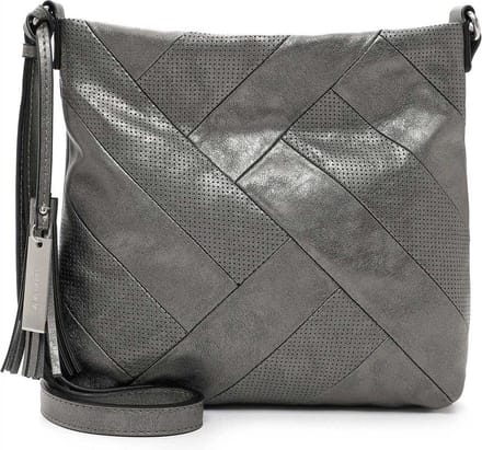 SURI FREY Schoudertas Lyndsey Crossover Darksilver Zilverkleurig