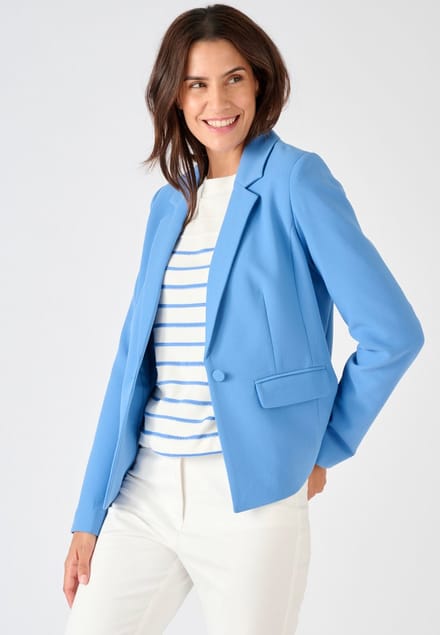 Damart - Colbert soepelvallend - Dames - Blauw - 50