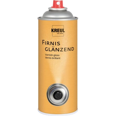 Spuitvernis acryl & olie, 400 ml - Glanzend