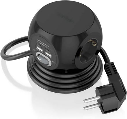 Thuys – Stekkerdoos ASPS – 2A2C05 – BK – Met 1,4 m – Kabel