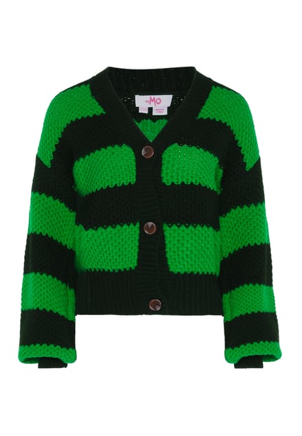 Mymo Vest Dames zwart groen
