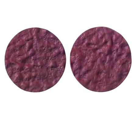 Oorbellen -Bordeaux -4 cm- extra groot- Charme Bijoux