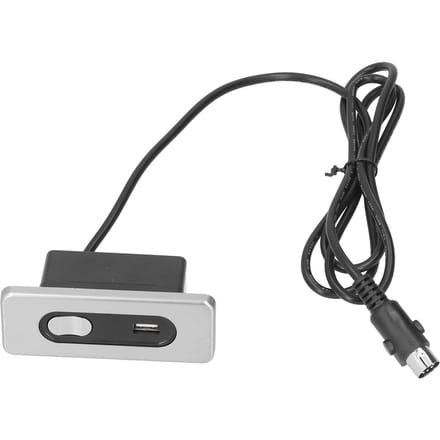 Interrupteur de canapé électrique, interrupteur de fauteuil inclinable manuel avec port de charge USB, contrôleur à boutons pour canapé, 5 broches black