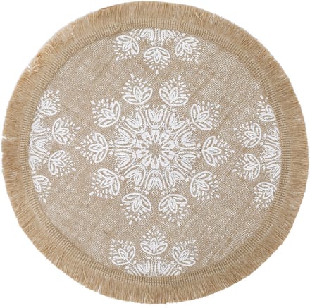 Creative Tops Set van 4 Hessian Tafel Placemats, 43 x 43 cm Alleen veegschoon