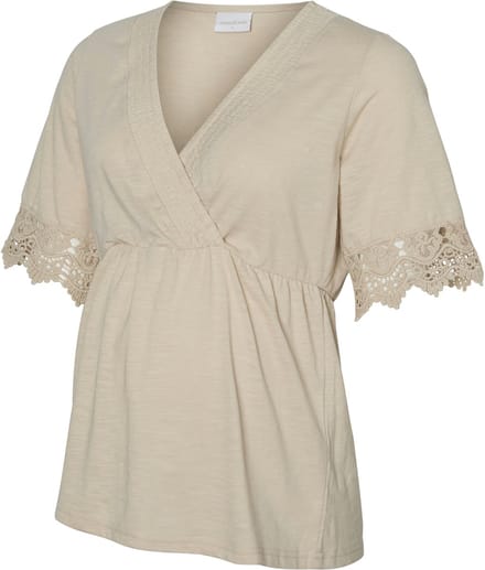 Mama Licious Blouse Regular fit V-Hals Top