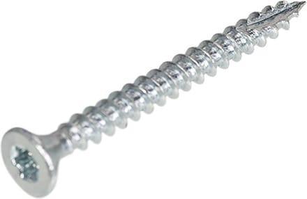 Proftec spaanplaatschroef 4x35mm - platkop - verzinkt - voldraad - T20 (Per 200 stuks)