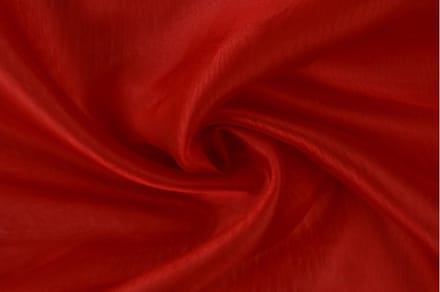 Organza stof - Rood - 1 meter - Per meter - 150cm breed