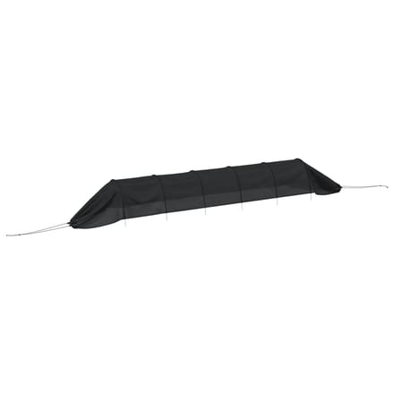 vidaXL - Kweektunnel - 300x50x48,5 - cm - staal - en - polyetheen - zwart
