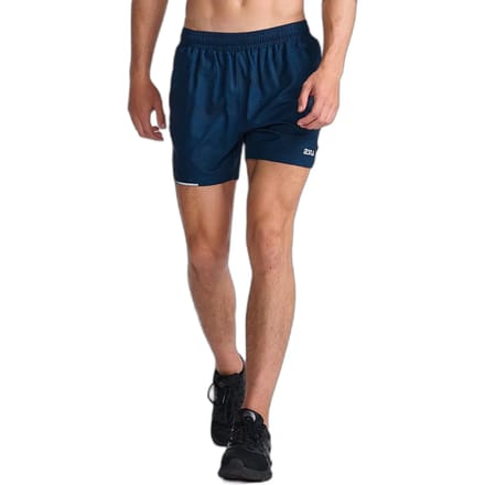 2xu Aero 5 Inch Korte Broek Blauw S Man