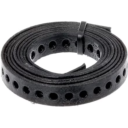 Alberts Gaatjesband - Zwart Geplastificeerd Staal - 12mm X 1,5m