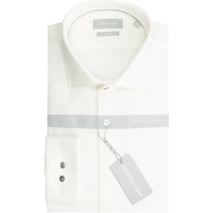 Slim fit piqué shirt Michael Kors Solid