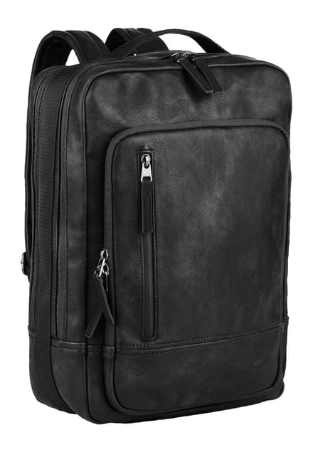 camel active TRACES rugzak met gewatteerd laptopvak - Maat menswear-L - Zwart
