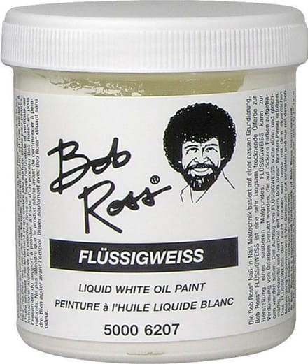 Bob Ross liquid white Olieverf - Witte Verf - Achtergrond verf - 473ml