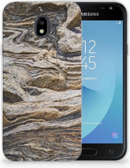 Samsung Galaxy J3 2017 TPU Siliconen Hoesje Steen