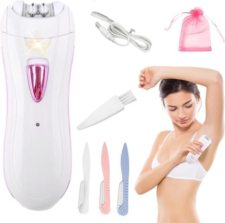 SVN® Epileerapparaat dames - Epilator Gezicht & Lichaam - Ladyshave – Wit - 12cm x 4cm x 2cm