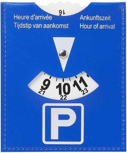 Parkeerschijf in polybag