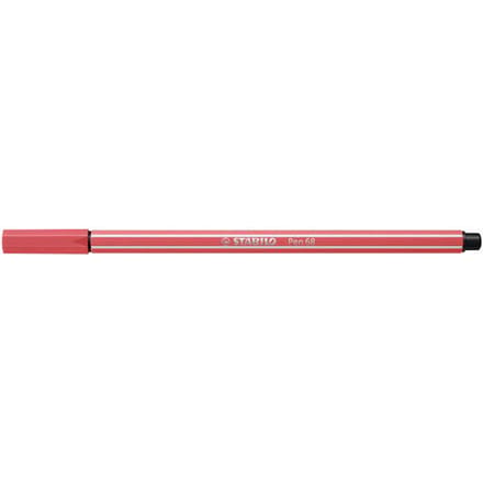 STABILO Pen 68 Brush - Premium Brush Viltstift - Rust Red - per stuk