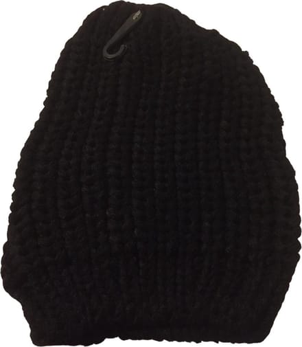 Kwalitatieve Gevlochten Dames Muts / Beanie - One Size - Zwart