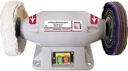 Polijstmachine - Schuurmachine - Oppervlakken Bewerken - Krachtige Motor - 200 mm - Grijs