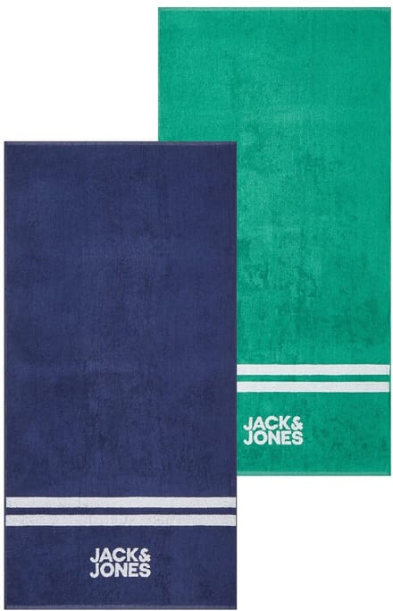 Jack & Jones JACCLUB Towel 2 Pack 80cm x 160cm badstof