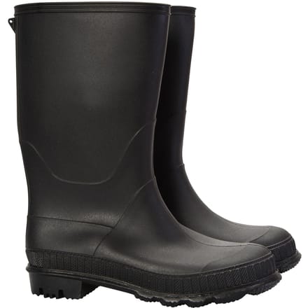 Mountain Warehouse Kinder/Kinder effen Wellington Laarzen (Zwart)