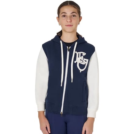 Zip-up hoodie voor meisjes Equestro