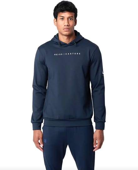 Castore x Reiss Blake Hoody Midnight Navy Maat M