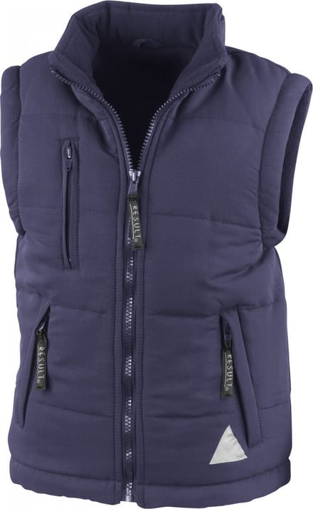 Result Junior Ultra Padded Bodywarmer RT88J - Navy - M (7-8)