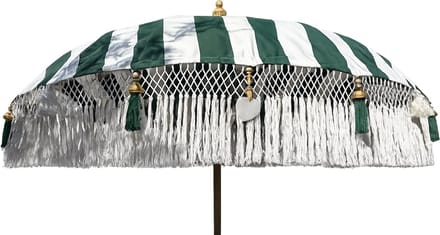 Parasol Bali Groen/Wit - Ø185cm