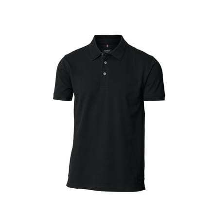 Nimbus Harvard Stretch Deluxe-poloshirt voor heren L zwart
