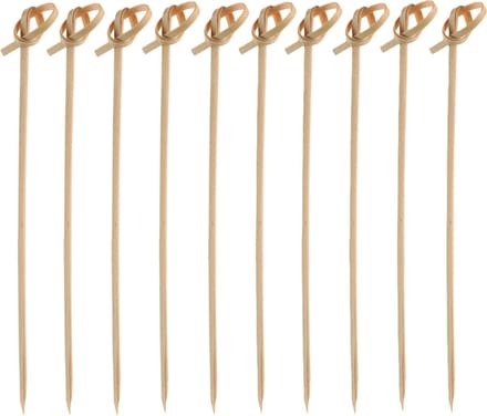 Cosy&Trendy Bamboeprikker - Met Knoopje - 12 cm - Set-250