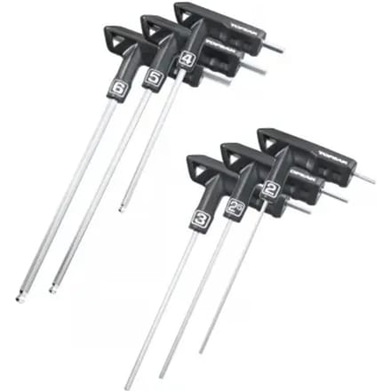 Inbussleutels Topeak T-Handle DuoHex Wrench Set 6 tools