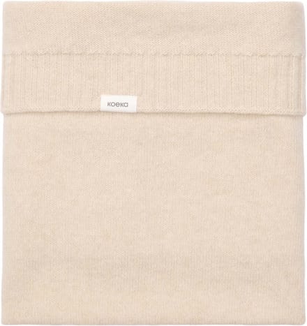 Koeka Wiegdeken Premium Knit Beja - Merino Wol/Cashmere - Warm White - 75x90 cm